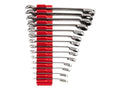TEKTON Reversible Ratcheting Combination Wrench Set, 14-Piece | WRC94302 - size: 14-Piece (6-19 mm), style: Modular Wrench Organizer