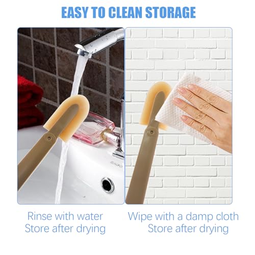 8Pcs Caulking Tool Kit, 4‑size non‑scratch silicone tools