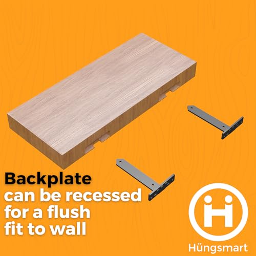 4 x Heavy Duty L Shelf Brackets with Triangle Gusset (8.5" D x 5" W x 1 1/4" H) Black, 6mm Thick Steel Wall Brackets for Floating Shelves, Mantel and Open Shelving, Hardware Included - color: Black, size: 8.5 inch - L Shape Triangle