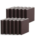 Bates- Sanding Sponge, 12 pcs, 60/80/100/120/180/220 Grit Assortment, Washable and Reusable Sanding Block for Wood, Metal, Drywall, Glazing, Sandpaper Blocks for Smooth Finishing - size: 12 Pack, 60/80/100/120/180/220 Grit