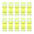 HARFINGTON 10pcs Small Cylindrical Bubble Level Vials 6.5x18mm PMMA Mini Horizontal Bubble Spirit Level Measuring Layout Tools for RV TV Picture Frame Hanging Tool Leveler - size: 6.5x18mm