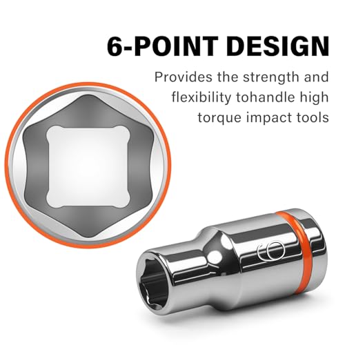 1/4" Drive Metric Master Socket Set, 14-Piece, 4mm-15mm - size: Shallow, style: 14pcs-metric