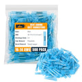 ALBO Heat Shrink Crimp Connectors (Butt 500Pcs Blue 16-14 AWG) - color: Butt 500Pcs Blue 16-14 AWG