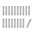 uxcell 3x16mm Dowel Pins, 50pcs 304 Stainless Steel Round Head Flat Chamfered End Dowel Pin Bunk Bed Pins Shelf Pegs Support Shelves Fasten Elements - size: 3x16mm
