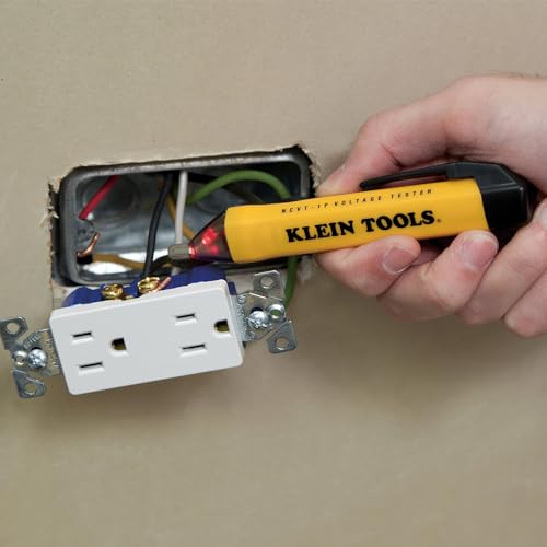 Klein Tools 80025 Outlet Tester Kit with GFCI Tester and Non-Contact Voltage Test Pen, 2-Piece - size: 2-Piece Tester Kit