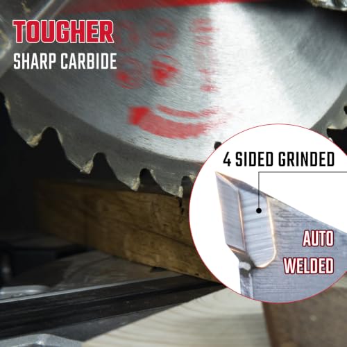 Circular Saw Blade 6-1/2" 40T for Cutting Wood, 5/8" Arbor - size: 6-1/2 In 40T