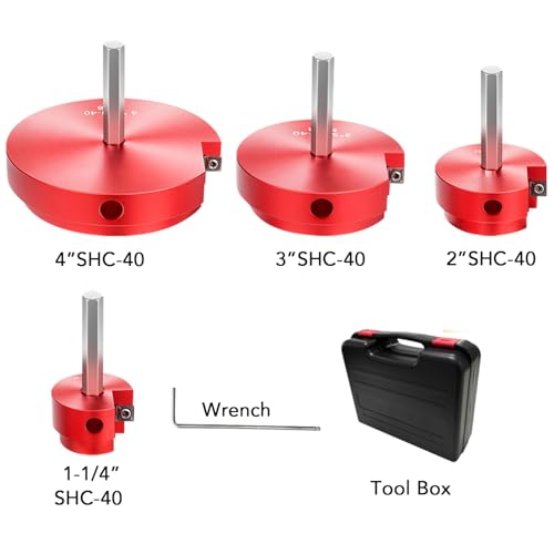 4-Piece PVC Pipe Reamer Kit for 1/2" Drills - 1-1/4",2",3",4” Inner Cutter Tool Reamer for PVC, CPVC, ABS, Conduit & Industrial Pipe, SCH40 Repairs, Pipes Fitting Saver - size: JD-4PCS