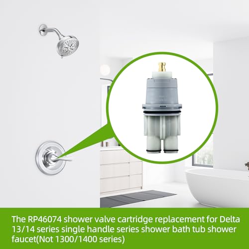 RP46074 Shower Cartridge Repair Kit for Delta MultiChoice 13/14 Series Shower Faucet Single Handle, Replacement MultiChoice Pressure Balance Cartridge, Includes Allen Wrench
