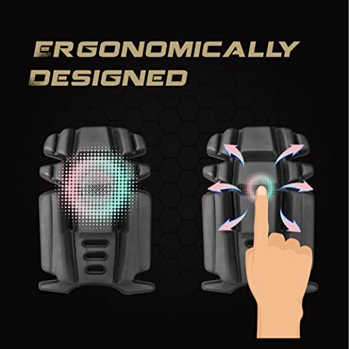 Knee Pad Insert for Work Pants, Uniforms, and Tactical Pants, Breathable Knee Pad Inserts for Gardening, Construction, Flooring, Cleaning, and Garage, 9.3''×6.5''×1'', Black, 3 Pairs - size: 3 pairs 9.3''×6.5''×1''