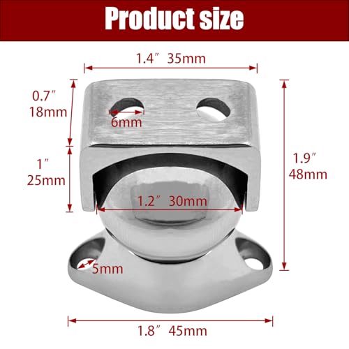 Magnetic Door Stopper,316 Stainless Steel Catch Holder - color: #1