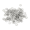 Flat Washers, 304 Stainless Steel Hardware Assorted Washer, 9 x 5 x 1 mm Fit for Bolts Screws Industrial Use (300 Pack, Silver) - size: 9 x 5 x 1 mm
