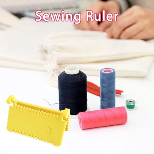 6 PCS Edge Stitch Lock Sewing Gauge Ruler Set Hand Quilting Ruler Set - size: 2mm/3mm/4mm