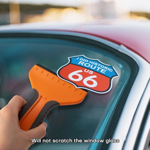 NEWISHTOOL 4-inch Plastic Razor Blade Scraper Label Remover Glass Cleaning