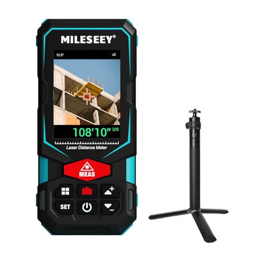 MILESEEY 330Ft Outdoor Laser Measure with Camera Viewfinder