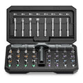 AMIR Magnetic Screwdriver Set, Ratchet Screwdriver Set with 40 Precision Bits and Ratchet Handle, 42-in-1 DIY Repair Tool Kit for Home Improvement, Electronics, Computers, Bicycles Repair - color: Black