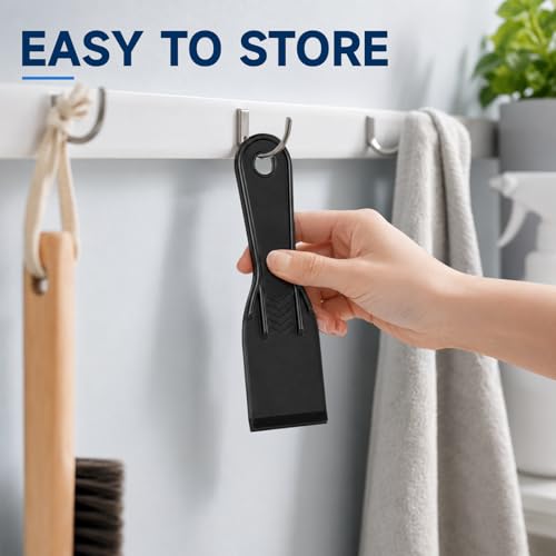 40 Pcs Plastic Putty Knife Bulk, 2 Inch Flexible Paint Scraper Tool Black Flexible Putty Knife Scraper for Repairing Walls, Caulking, Plastering, Removing Wallpaper, Repairing Drywall (7.1"x2")