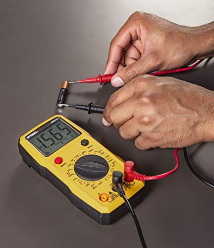Sperry Instruments DM6410 8 Function Digital Multimeter, Yellow