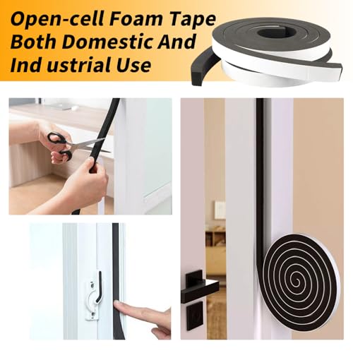Air Conditioner Foam Insulation 1 Inch Wide X 1 Inch Thick - 13 Ft - size: 1"(W) x 1"(T) x 13'(L)