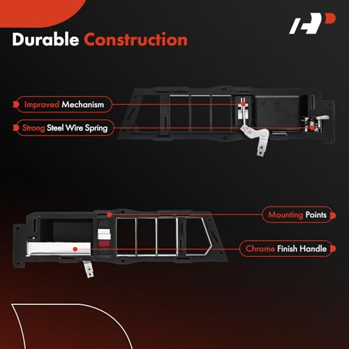 A-Premium Inside Interior Door Handles - Front Driver & Passenger Side