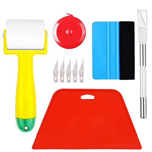 Wallpaper Tools Wallpaper Kit Wallpaper smoothing tool with Seam Roller, Hard Squeegee, Tape Measure, Craft Knife