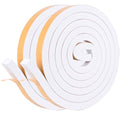 Kikerike Self Adhesive Foam Tape Weatherstrip 1In x 1In x 13Ft High Density Foam Insulation Strips Seal Weather Stripping with Strong Adhesive for Door and Window Sound Isolation Soundproofing - size: 1in x 1in x 13Ft