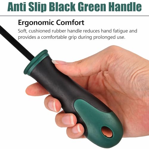 Heavy Duty Upholstery Staple Remover Puller Tool, Black Green - color: Black Green