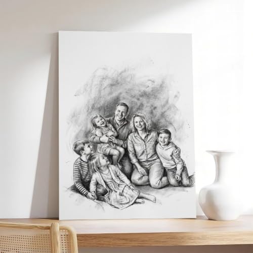 Sketch Style Turn Photo Into Personalized Canvas Art - color: Sketch