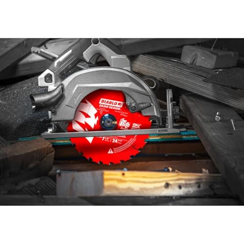 Diablo Demo Demon Framing/Demolition Saw Blade - 7-1/4" x 24-Tooth - size: 7-1/4" Dia x 24T x 5/8" Arbor, style: Framing/Demolition