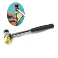 Small Rubber Mallet Hammer, Double-Faced Rubber Hammer for Jewelers Kid or women Usage or Light Tapping Work Non-Slip - size: Small Without Replacement Tip