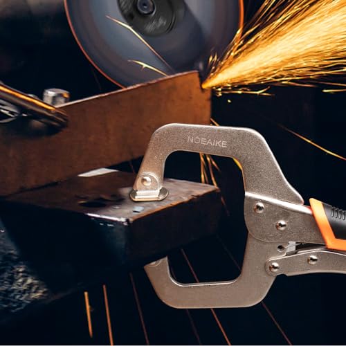3-Pack 11 Inch Locking Pliers Heavy Duty Vice Grips for Welding | Hardened Steel Jaw with Adjustable Torque Screw,Anti-Slip Handle; Perfect for Metal Working, Auto Repair,Carpentry - style: 3 PCS 11" C CLAMP LOCKING PLIERS