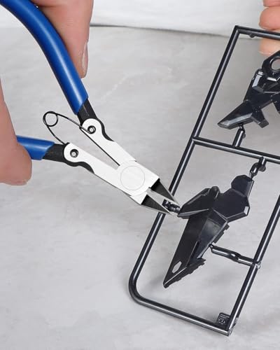 IGAN-330 Wire Flush Cutters (Pack of 2), Electronic Model Sprue Wire Clippers, Ultra Sharp and Precision CR-V Side Cutting nippers, Ideal for Clean Cut and Precision Cutting Needs - size: 5''x2