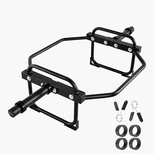 VEVOR Safety Squat Bar, 700 & 1500 LBS, Plus 500 LBS Hex Barbell Trap Bar, Ideal for Squats, Deadlifts, Lunges, Rehab - size: 500 Pounds