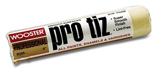 Wooster Brush R265-9 Pro Tiz 9 Inch, 3/16 Inch Nap Foam Roll - Pack of 12