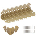 Antique Corner Protectors, 1 x 0.68inch, Style C, 20Pcs - size: 1 x 0.68inch (20Pcs), style: Style C