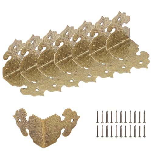 Antique Corner Protectors, 1 x 0.68inch, Style C, 20Pcs - size: 1 x 0.68inch (20Pcs), style: Style C