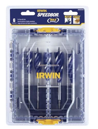 Irwin Tools IRWIN Speedbor Drill Bit Set for Wood, 6-pc. (IWAX236PC)