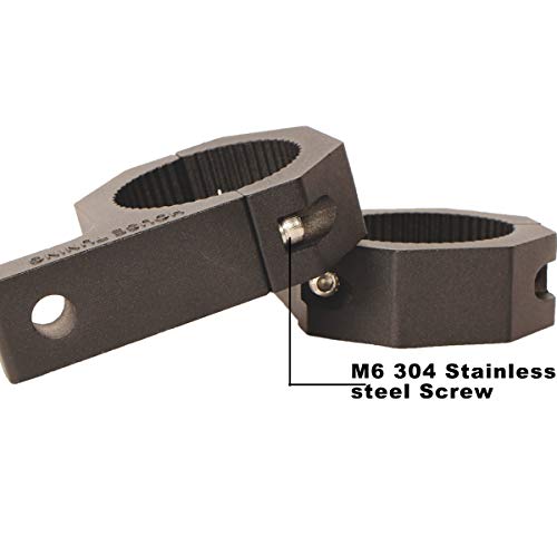 HOUSE TUNING Clamps 2.25 inch -Pack 2, 2 1/4 inch Roll Bar Bracket,Led Light Clamp Mounting Brackets,Tube Light Mount (2.25" Clamp - Pack 2) - size: 2.25"