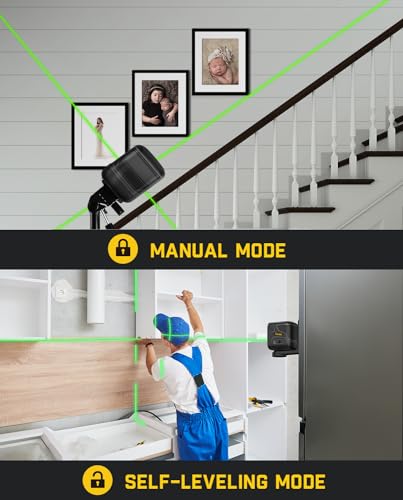 Fanttik D2 Pocket Green Laser Level for Picture Hanging and Home DIY
