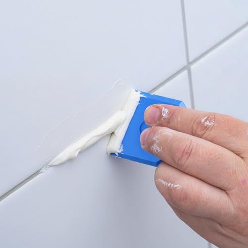 Caulk Tool Kit 15PCS Plastic Caulking Tool,Silicone Sealant Finishing Tool