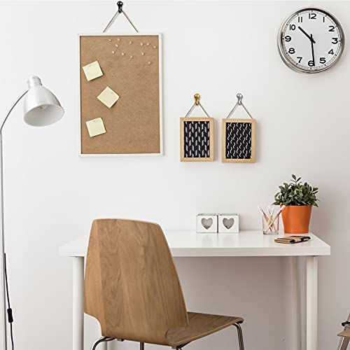Jetec 30 Pieces Metal Push Pin Hangers Pin Wall Hooks Picture Hanging Picture Nails Frame Oil Painting Hooks on Wooden or Fabric Wall for Home or Office(Gold, Silver, Black) - color: Gold, Silver, Black