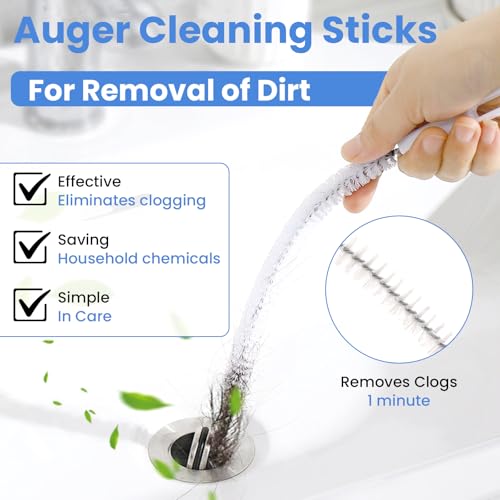 Aifeier ET Drain Clog Removal Tool Set, 15-Pack