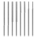 8Pcs 120Grit Long Diamond Burr Bit for Dremel Bits 1/8" Shank Sanding Bits - style: Style 2