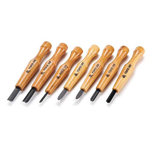 Power Grip Carving Tools, 7 Piece Set (Japan Import)