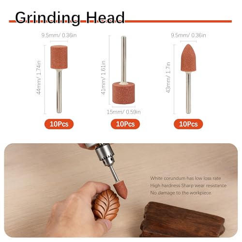 148Pcs Sanding Drums & Cutting Wheel Set for Dremel Rotary Tools Dremel Tool Accessories Kits for Wood Metal Plastic Cutting Rust Removal Polishing Smoothing Sharpening