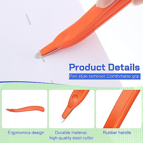 Crtiin 24 Pcs Magnetic Staple Remover Puller Bulk,Bright Color - color: Bright Color
