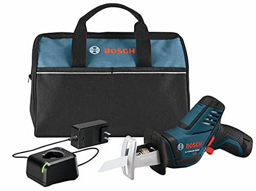 BOSCH PS60-102 12V Max Pocket Reciprocating Saw Kit with 2.5Ah Battery - style: w/ 12V Battery