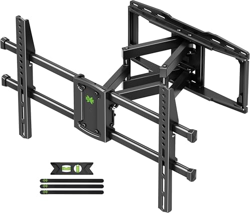 USX MOUNT Full Motion TV Wall Mount for 42-97 Inch TVs up to 150lbs, Swivel and Tilt Wall Mount TV Barcket with Extension, Max VESA 600x400mm & 16" Wood Studs，Fit Most 75 85 86 90 95 inch TVs - size: 42-97 inch