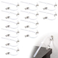 12 Pack Furniture Anchors for Baby Proofing, Furniture Wall Straps - color: White Nylon Straps - 12 Pack