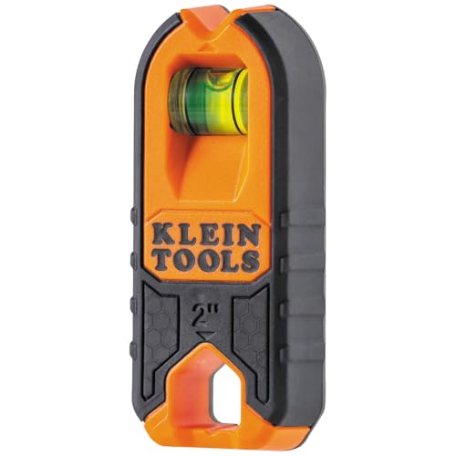 Klein Tools MSF100 Magnetic Stud Finder and Level, Compact, Wood and Metal Detector with Bubble Vial for Accurate Markings, Felt Pad Backing - size: Single