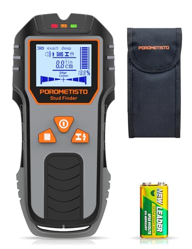 6-in-1 POROMETISTO Stud Finder Wall Scanner DSF01